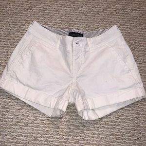 aeropostale midi white shorts size 000